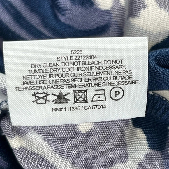 Tory Burch | Tierney Blue Floral Silk Dress - Picture 6 of 9